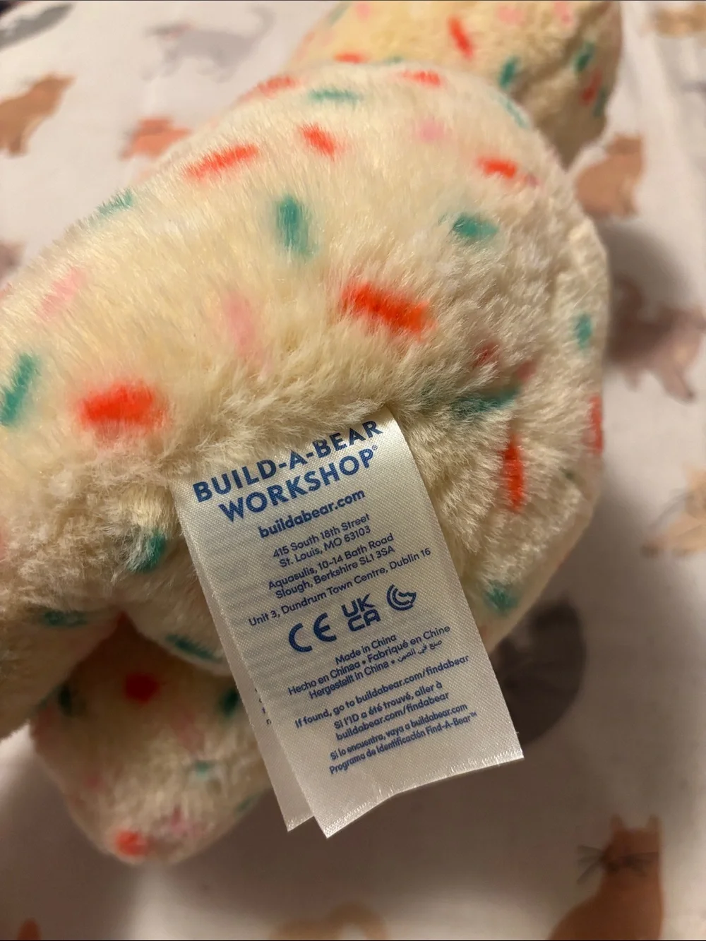 cookie bara build a bear plush